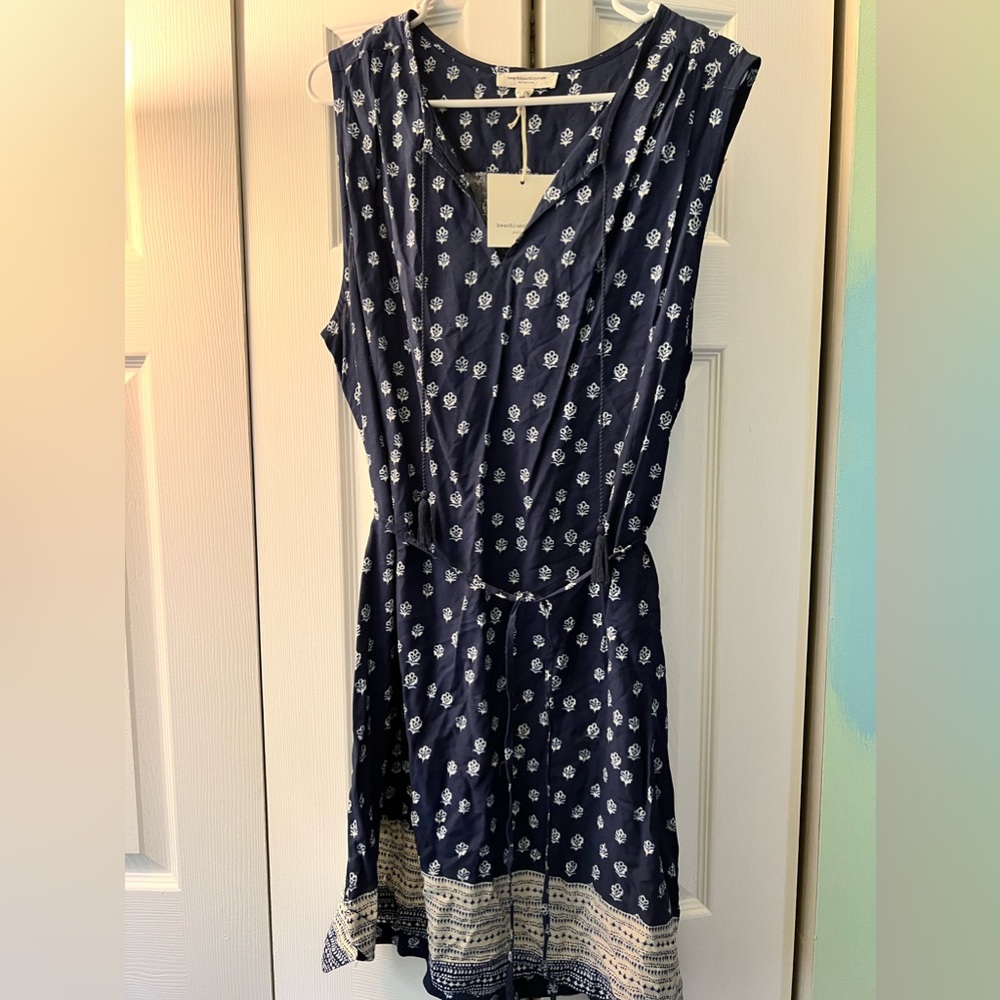 Beachlunchlounge Blue Gigi Shift Dress XL